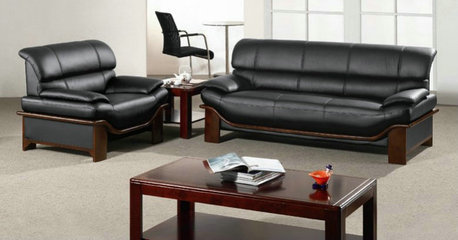 實(shí)木沙發(fā)014 西安一品佳辦公家具廠的匠心之選